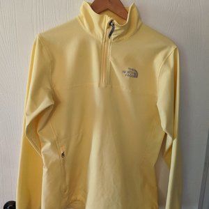 The North Face 1/4 zip pullover softshell jacket
